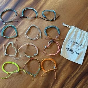 Pura Vida bracelets, lot of 12